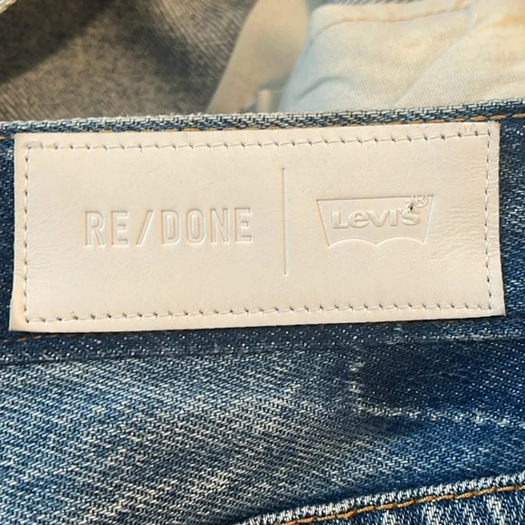 RE/DONE Levi's High Rise Denim Skirt 28 - Picture 9 of 11